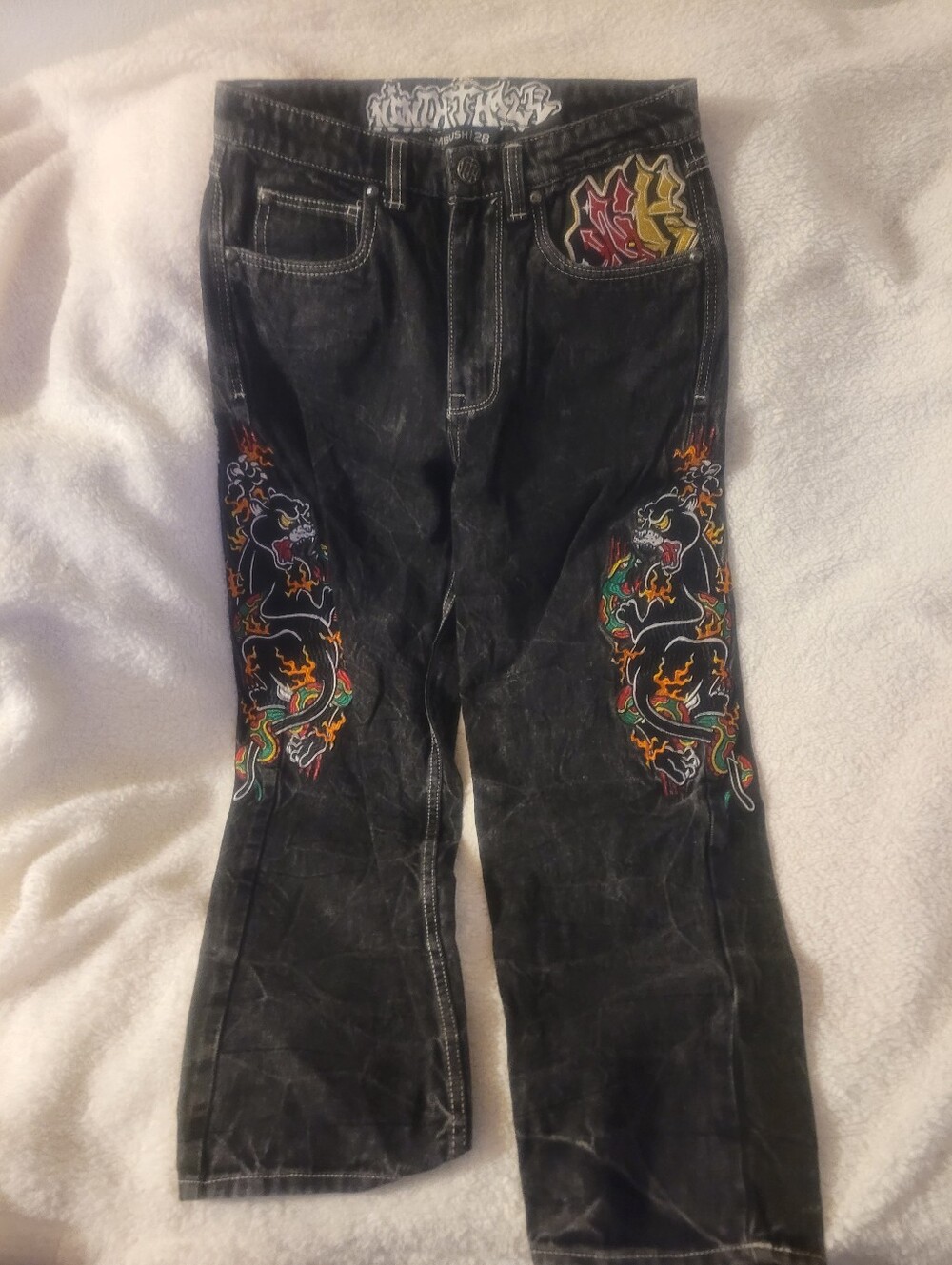 Ambush Mens Baggy Jeans Size 28